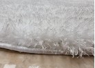 Тъкан килим 3D SHAGGY GRANDE white КРЪГ